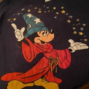 Navy Mickey Fantasia T-Shirt (Vintage 80s )